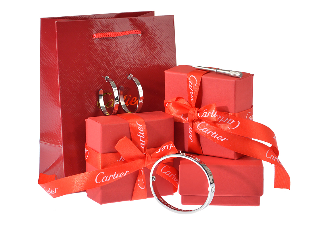 Комплект Картье Love Cartier серьги и браслет арт. CR-41506